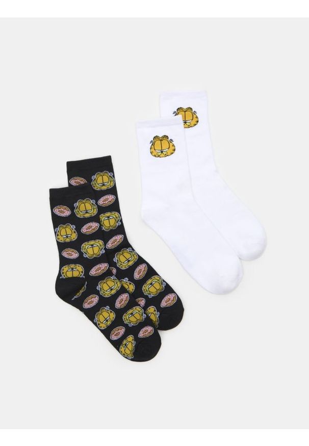 Sinsay - Skarpetki Garfield 2 pack - wielobarwny
