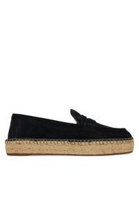 Lauren Ralph Lauren - LAUREN RALPH LAUREN Espadryle Luize 802953958003 Czarny. Kolor: czarny. Materiał: skóra, zamsz #1