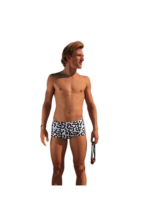 MAKO - Kąpielówki Mako. Kolor: biały