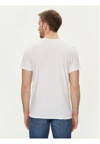 Guess T-Shirt Caleb U97M01 KCD31 Biały Slim Fit. Kolor: biały. Materiał: bawełna
