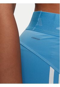 Adidas - adidas Szorty sportowe Hyperglam IR5526 Błękitny Slim Fit. Kolor: niebieski. Materiał: syntetyk
