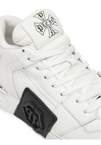 Philipp Plein - PHILIPP PLEIN Sneakersy FAES USC0824 PLE075N Biały. Kolor: biały. Materiał: skóra #3