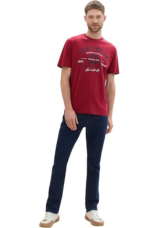 Męskie Spodnie Jeansowe Tom Tailor TOM TAILOR Josh slim Rinsed Blue Denim 1042340 10138