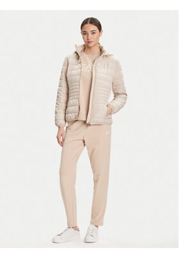 EA7 Emporio Armani Kurtka przejściowa 8NTB23 TNF8Z U1046 Beżowy Regular Fit. Kolor: beżowy. Materiał: syntetyk