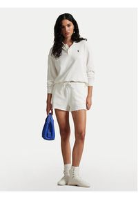 Polo Ralph Lauren Szorty sportowe 211965103001 Biały Straight Fit. Kolor: biały. Materiał: bawełna