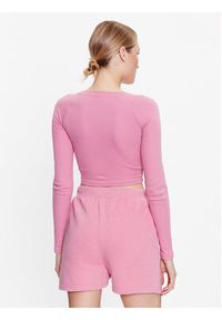 Ellesse Bluzka Linny SGR17947 Różowy Slim Fit. Kolor: różowy. Materiał: bawełna #5