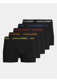 Jack & Jones - Jack&Jones Komplet 5 par bokserek 12242494 Czarny. Kolor: czarny. Materiał: bawełna #1