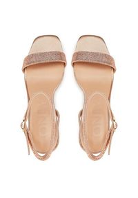 ONLY Shoes Sandały 15340872 Różowy. Kolor: różowy. Materiał: skóra
