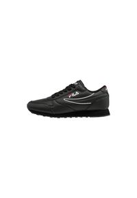Sneakersy Fila Orbit Low. Zapięcie: sznurówki. Kolor: czarny. Materiał: skóra, syntetyk, materiał, tkanina. Szerokość cholewki: normalna. Sport: turystyka piesza