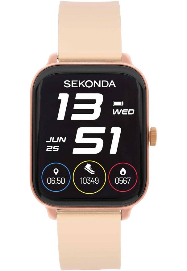 Smartwatch Sekonda Smartwatch męski Sekonda 30290 beżowy pasek. Rodzaj zegarka: smartwatch. Kolor: beżowy