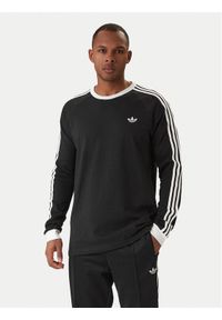 Adidas - adidas Longsleeve 3-Stripes KE3546 Czarny Regular Fit. Kolor: czarny. Materiał: bawełna. Długość rękawa: długi rękaw #1