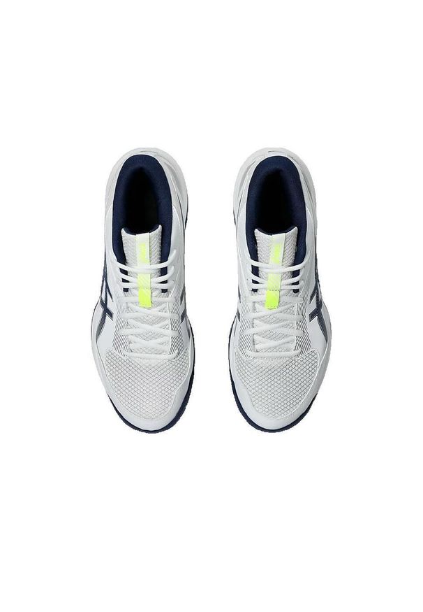Buty halowe Asics Gel-Task MT 4. Zapięcie: sznurówki. Kolor: biały, wielokolorowy, niebieski. Materiał: materiał, syntetyk, tkanina. Szerokość cholewki: normalna