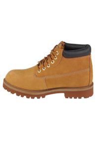 skechers - Buty do chodzenia męskie Skechers Sergeants Verdict. Wysokość cholewki: za kostkę. Zapięcie: sznurówki. Kolor: żółty. Materiał: materiał, skóra, syntetyk. Szerokość cholewki: normalna. Sport: turystyka piesza