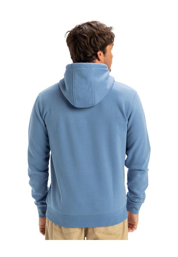Quiksilver - Bluza z kapturem dla Mężczyzn COMP LOGO Niebieski. Typ kołnierza: kaptur. Kolor: niebieski. Materiał: materiał, poliester, bawełna
