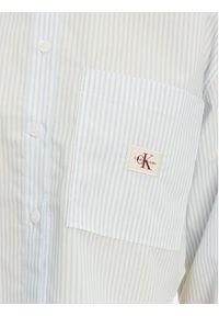 Calvin Klein Jeans Koszula J20J225078 Błękitny Regular Fit. Kolor: niebieski. Materiał: bawełna #4