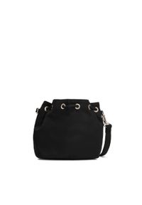 Kazar - Czarna torebka worek z portmonetką. Kolor: czarny. Styl: elegancki, sportowy, klasyczny #2