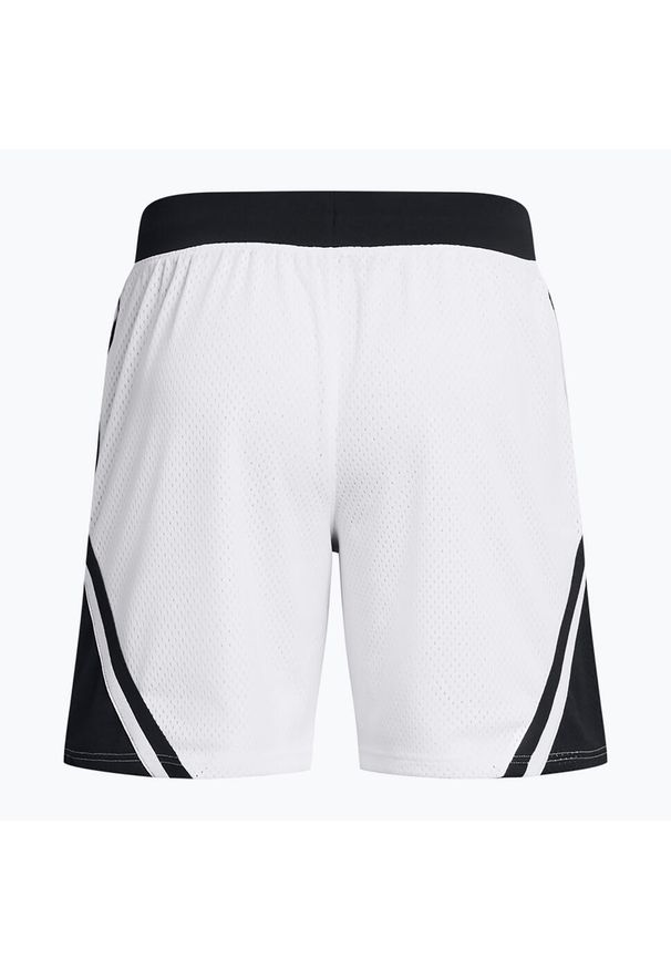 Spodenki koszykarskie męskie Under Armour Curry Mesh Short 4. Kolor: biały. Materiał: mesh