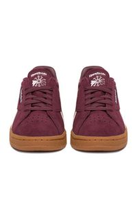 Reebok Sneakersy EO-CLUB C GROUNDS UK 100229523 Bordowy. Kolor: czerwony. Materiał: skóra, zamsz. Model: Reebok Club #7