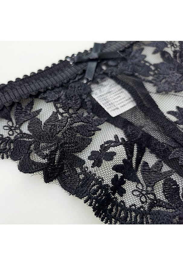 Intica - Stringi koronkowe trójkątne na każdą okazję Eladia. Kolor: zielony. Materiał: koronka. Wzór: koronka