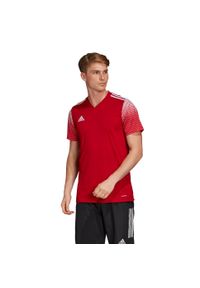 Adidas - Koszulka piłkarska męska adidas Regista 20 Jersey. Kolor: biały, czerwony, wielokolorowy. Materiał: jersey. Sport: piłka nożna