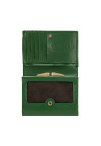 Wittchen - Damski portfel skórzany klasyczny średni zielony. Kolor: zielony. Materiał: skóra #5