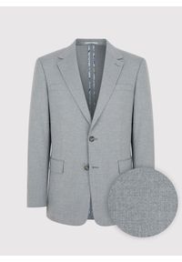 Pako Lorente - PAKO LORENTE – Szara casualowa marynarka męska. Okazja: na co dzień. Kolor: szary. Materiał: wiskoza, poliester, elastan. Wzór: gładki. Styl: casual