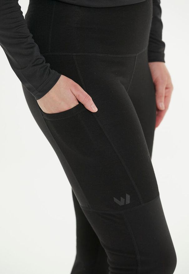 Rajstopy damskie Whistler Watts. Kolor: czarny. Sport: joga i pilates, fitness