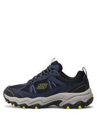 skechers - Skechers Trekkingi Stamina At-Upper Stitch 237527/NVBK Granatowy. Kolor: niebieski. Materiał: mesh, materiał. Sport: turystyka piesza