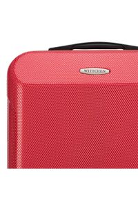 Wittchen - Średnia walizka z polikarbonu prosta. Kolor: czerwony. Materiał: guma. Styl: elegancki #3
