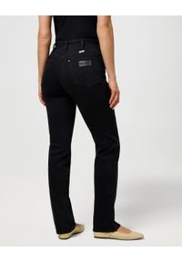 Wrangler - DAMSKIE SPODNIE WRANGLER STRAIGHT NEBULA BLACK 112371749 #4