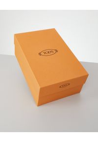 TOD'S - Białe skórzane sneakersy. Nosek buta: okrągły. Kolor: biały. Materiał: skóra #4