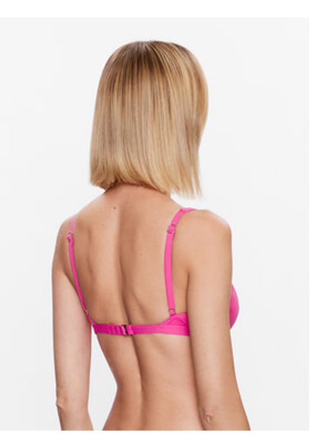 MICHAEL Michael Kors Góra od bikini Iconic Solids MM7M509 Różowy. Kolor: różowy. Materiał: syntetyk