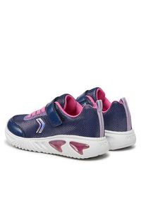 Geox Sneakersy J Assister Girl J45E9A 0ASHH C4268 D Granatowy. Kolor: niebieski. Materiał: mesh, materiał
