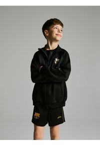 Reserved - Szorty FC Barcelona - czarny. Kolor: czarny. Materiał: dzianina #1