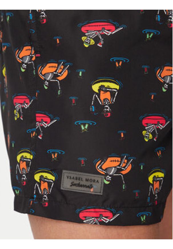 YSABEL MORA - Ysabel Mora Szorty kąpielowe 90408 Czarny Regular Fit. Kolor: czarny. Materiał: syntetyk