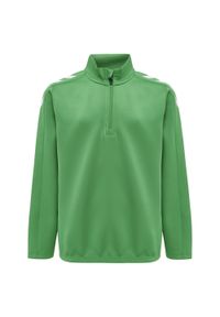 Hummel - Bluza Sportowa Hmlcore Xk Half Zip Poly Sweat Kids. Kolor: różowy #1