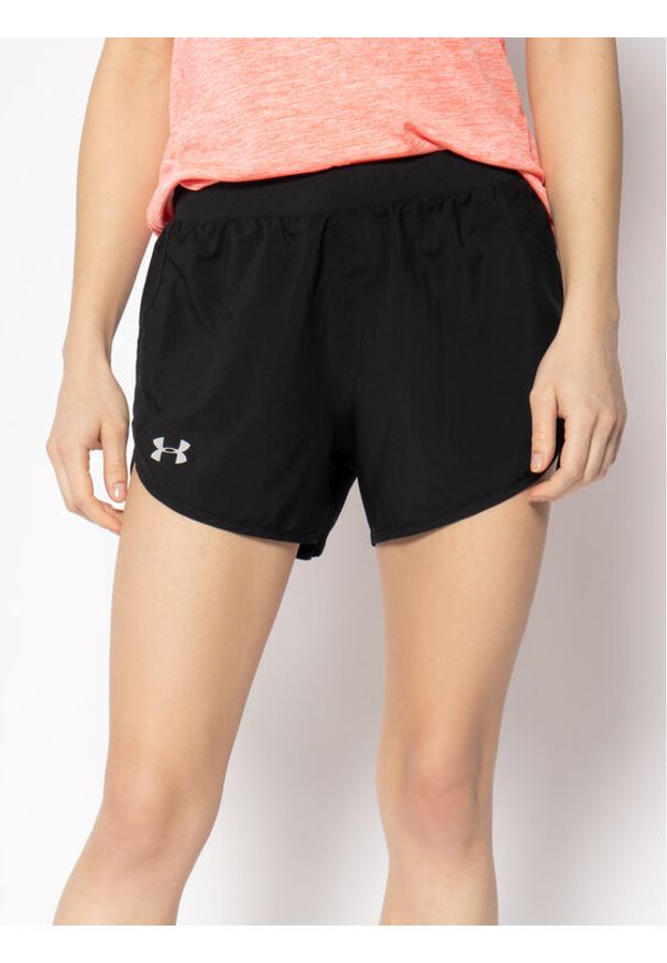 Under Armour Szorty sportowe Fly By 2.0 1350196 Czarny Loose Fit. Kolor: czarny. Materiał: syntetyk