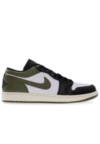 Buty męskie Nike Air Jordan 1 Low 553558-092 - multikolor. Kolor: wielokolorowy. Materiał: guma, skóra. Szerokość cholewki: normalna