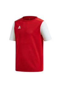 Adidas - Koszulka dla dzieci adidas Estro 19 Jersey Junior czerwona DP3230. Kolor: czerwony. Materiał: jersey