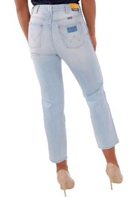 Wrangler - WRANGLER RETRO STRAIGHT B&Y CHILLED DAMSKIE SPODNIE JEANSOWE JEANSY DŻINS W238GP14W 112127872. Styl: retro #3