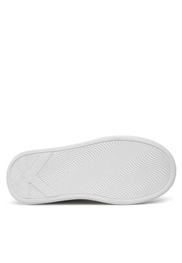 Karl Lagerfeld - KARL LAGERFELD Sneakersy KL63510A Biały. Kolor: biały. Materiał: skóra
