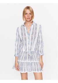 Melissa Odabash Sukienka codzienna Sophia Biały Regular Fit. Okazja: na co dzień. Kolor: biały. Materiał: bawełna. Typ sukienki: proste. Styl: casual #1
