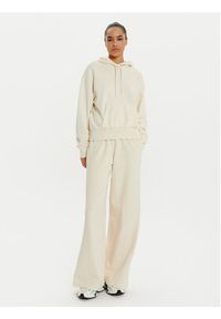 Lacoste Spodnie dresowe XF2657 Écru Wide Leg. Materiał: bawełna #2