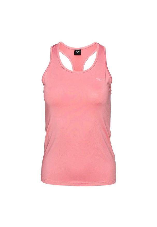 Hi-tec - Tank Top Damski Bez Rękawów Hala. Kolor: różowy. Długość rękawa: bez rękawów
