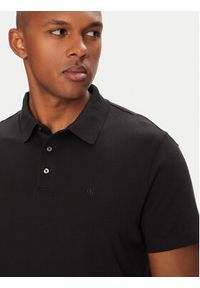 Calvin Klein Polo Supima LV04LB276G Czarny Regular Fit. Typ kołnierza: polo. Kolor: czarny. Materiał: bawełna #5