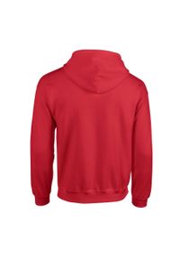 GILDAN - Bluza Z Kapturem Dla Dorosłych Unisex Heavy Blend Full Zip. Typ kołnierza: kaptur. Kolor: czerwony