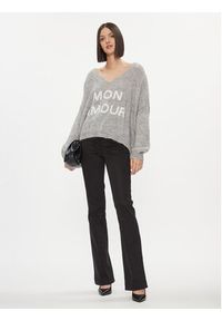 Kontatto Sweter 3M1200 Szary Oversize. Kolor: szary. Materiał: syntetyk #2