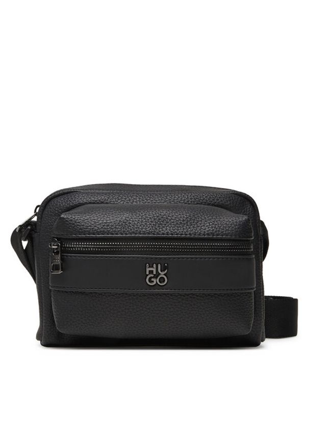 Hugo - HUGO Saszetka Quantic 50547441 Czarny. Kolor: czarny. Materiał: skóra