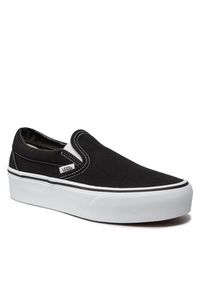 Vans Tenisówki Classic Slip-On P VN00018EBLK Czarny. Zapięcie: bez zapięcia. Kolor: czarny. Materiał: materiał #10