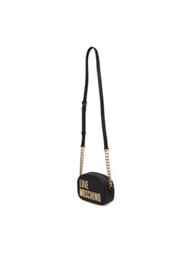 Love Moschino - LOVE MOSCHINO Torebka JC4026PP1NKD0000 Czarny. Kolor: czarny. Materiał: skórzane